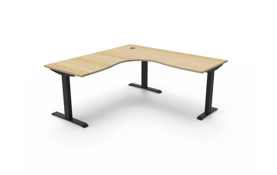 Natural Oak Top with Black Frame